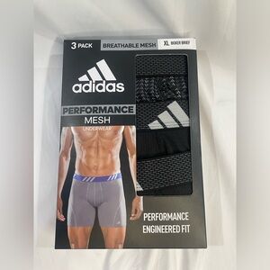 Adidas Performance Mesh Boxer Brief Men's XL 3 Pack Underwear Breathable Sport